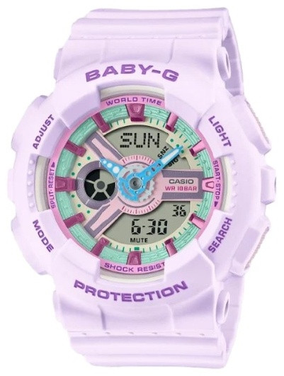 Часы Кварцевые CASIO BA-110XPM-6ADR полимер