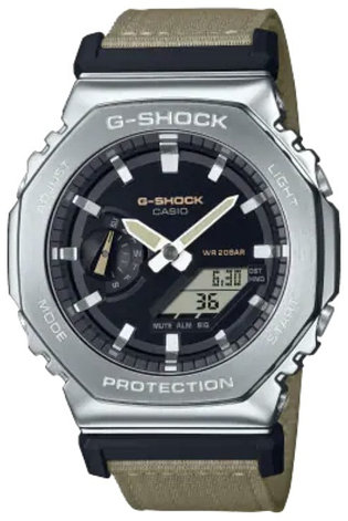 Часы Кварцевые CASIO GM-2100C-5ADR пластик, нержавеющая сталь, фото 1
