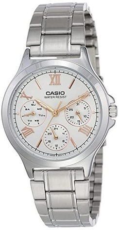 Часы Кварцевые CASIO LTP-V300D-7A2UDF нержавеющая сталь, фото 1