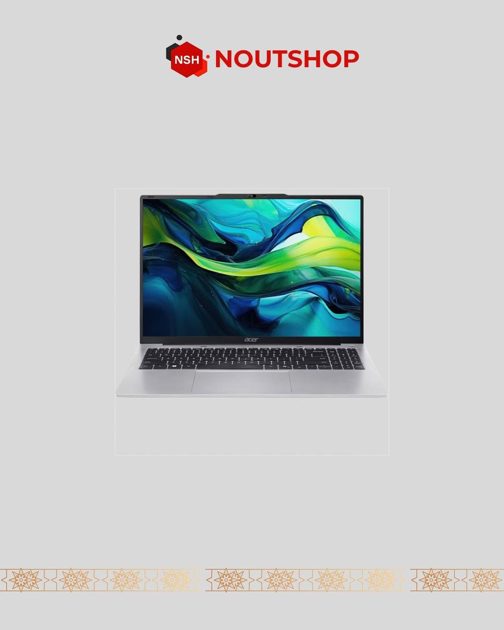 Ноутбук Acer Aspire Lite 16 / Intel Core i5-1334U / 16GB DDR5 / 512GB SSD / 16.0 WUXGA IPS