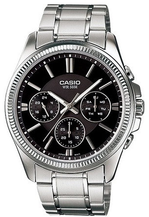 Кварцевые CASIO нержавеющая сталь, фото 1
