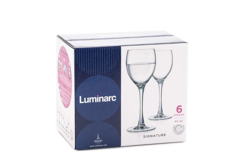 SIGNATURE фужеры для водки, 6 шт. (65 мл)