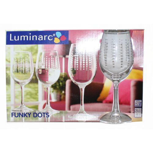 FUNKY DOTS фужеры для вина, 3 шт. (260 мл)