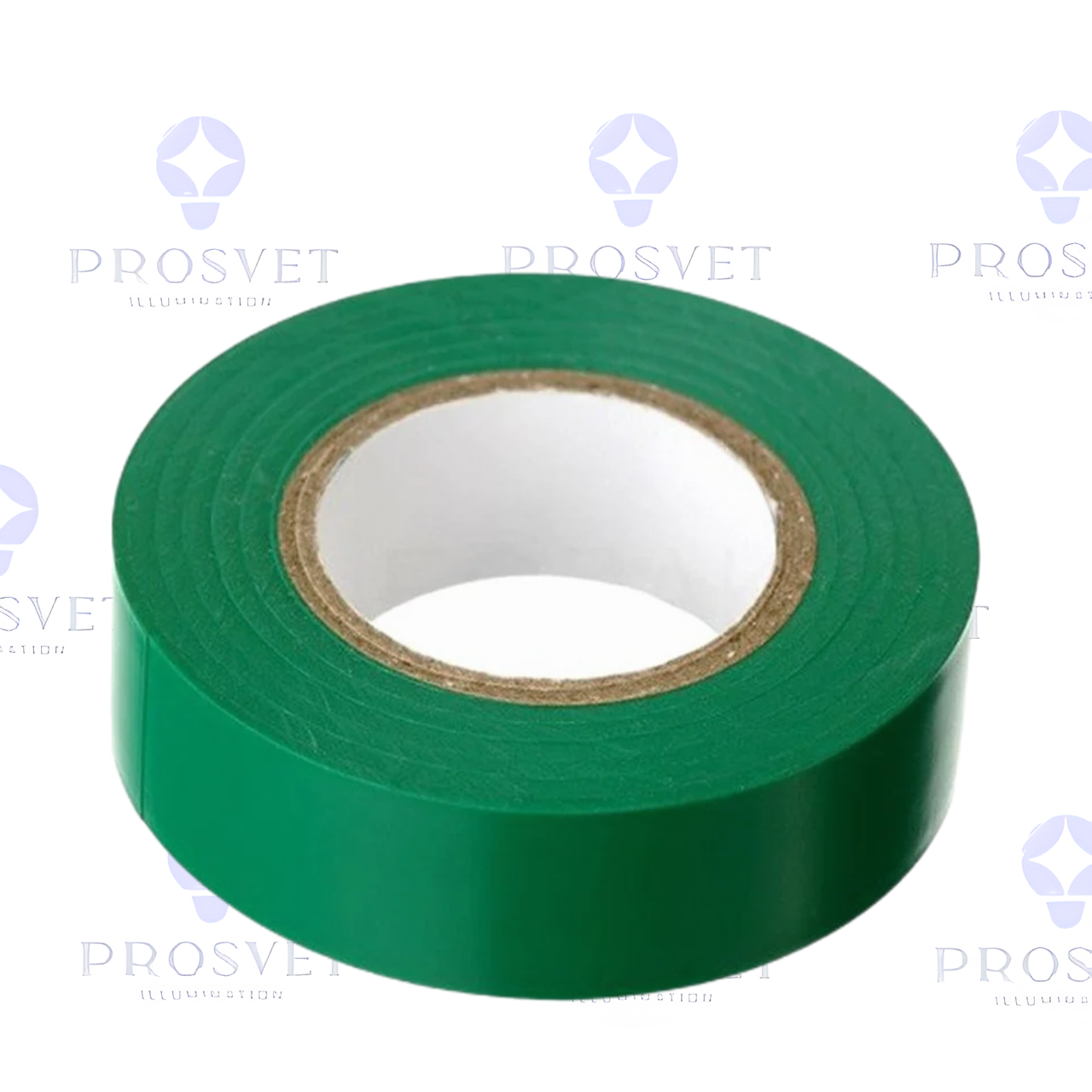 Изолента ПВХ 10м зеленая PROSVET