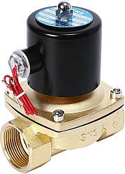 Клапан электромагнитный высокотемпературный (NC, normally closed) 2WG250-25, G1 дюйм, 24В