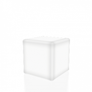 Светящийся куб Cube 50 белого цвета