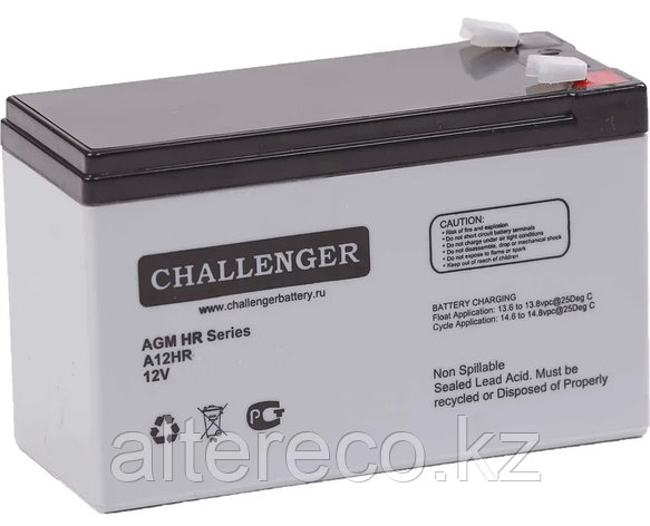 Аккумулятор Challenger A12HR-32W (12В, 7,5Ач), фото 1