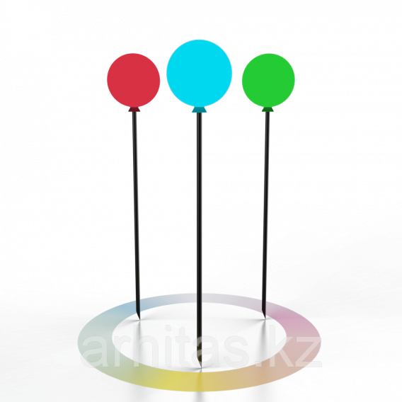 Светящийся шар Balloon 40 белого цвета RGB, фото 1