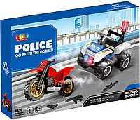 Конструктор блочный Погоня за грабителем 9536 97 дет. JDLT