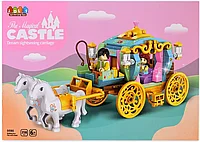 Конструктор блочный Карета с лошадьми 9590 358 дет. JDLT