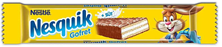 ВАФЛИ NESQUIK МОЛОЧНОМ ШОКОЛАДЕ 18 гр (30шт в уп)