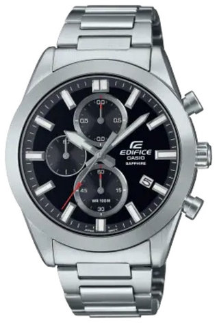 Часы Кварцевые CASIO EFB-710D-1AVUDF нержавеющая сталь, фото 1
