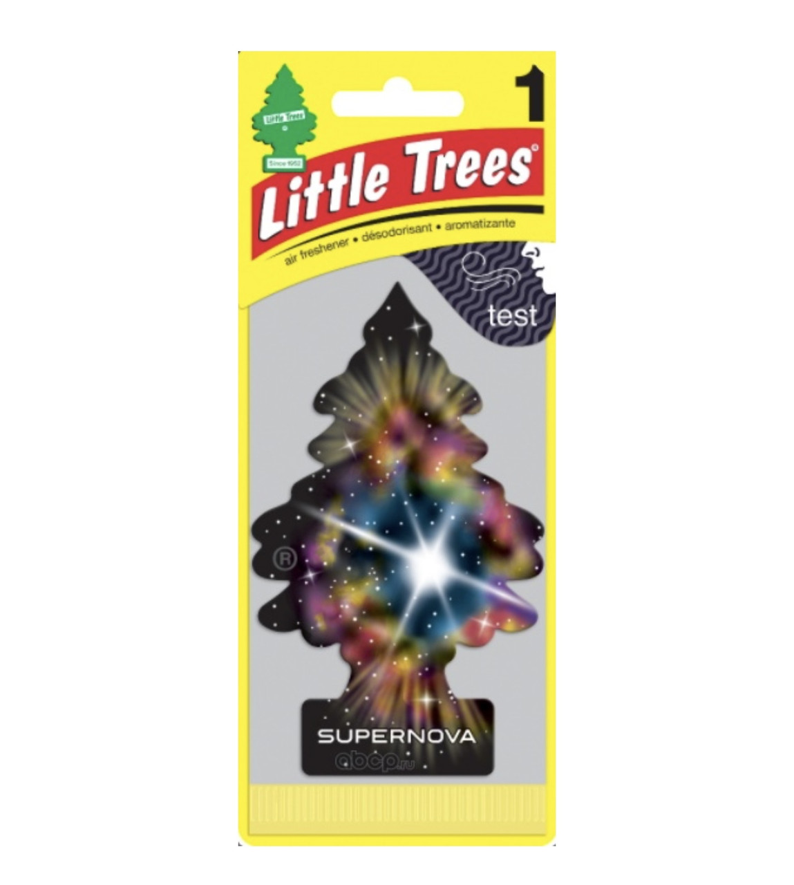 Ароматизатор в авто "ЗВЕЗДОПАД" Ёлочка "Little Trees", фото 1