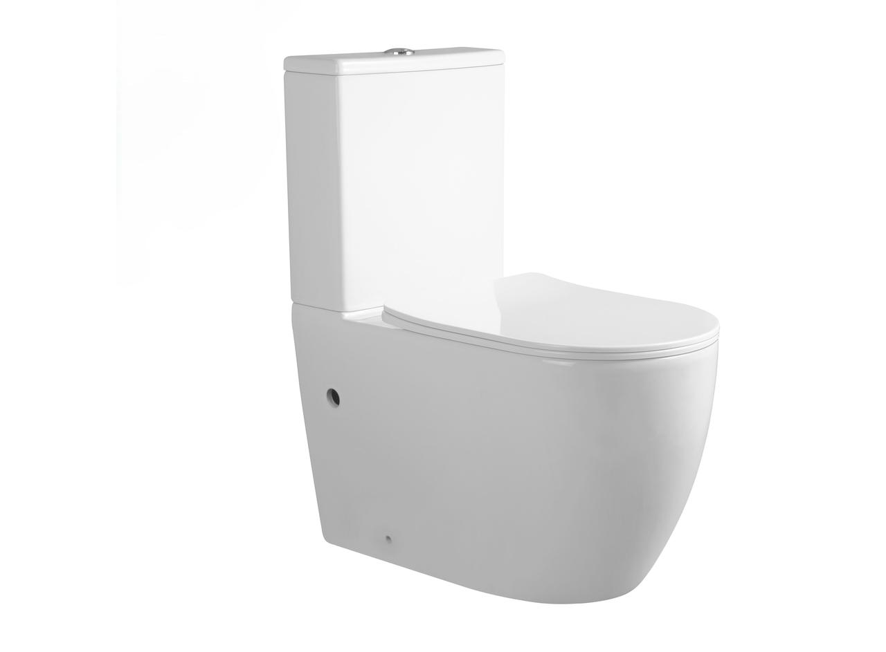 Унитаз напольный Hans Tornado Quiet 8301TQHS, белый