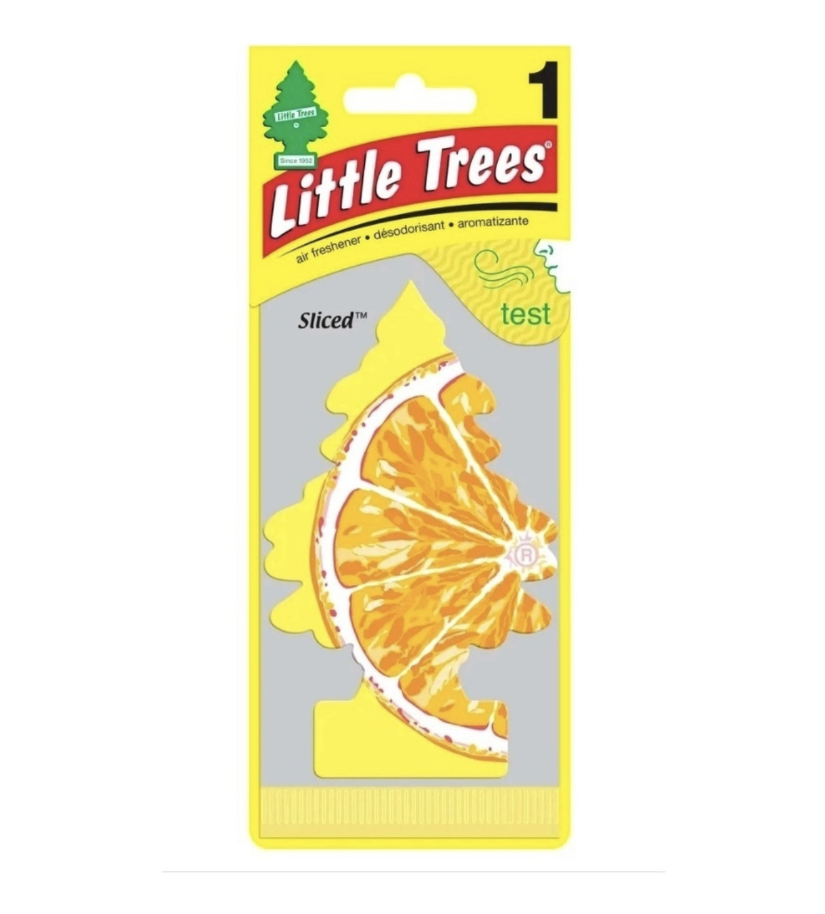 Ароматизатор в авто "СОЧНЫЙ ЦИТРУС" Ёлочка "Little Trees"