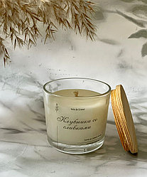 Ароматическая свеча Vela de Cristal Клубника со сливками V0012 5.5 см, 1 шт