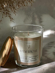 Ароматическая свеча Vela de Cristal Крем Брюле V1002 8 см, 1 шт