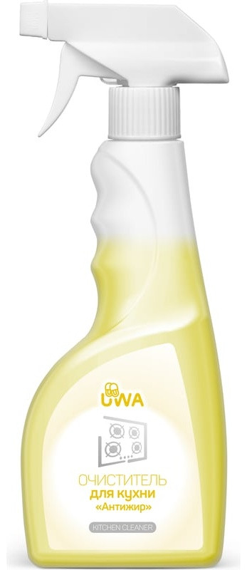 UWA Универсальный очиститель для кухни UWA "Антижир" (триггер) UT520 500 мл 0.5 кг