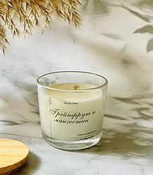 Ароматическая свеча Vela de Cristal Грейпфрут и мангостин V0011 5.5 см, 1 шт