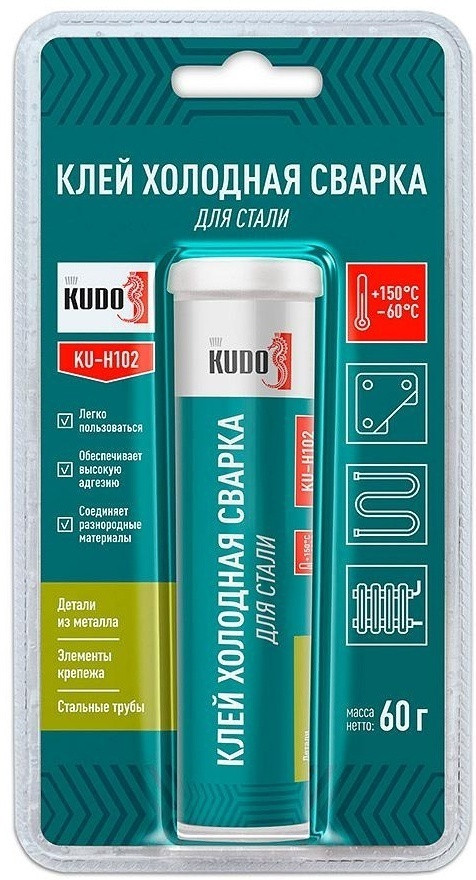 Kudo клей KU- h102 60 мл бежевый
