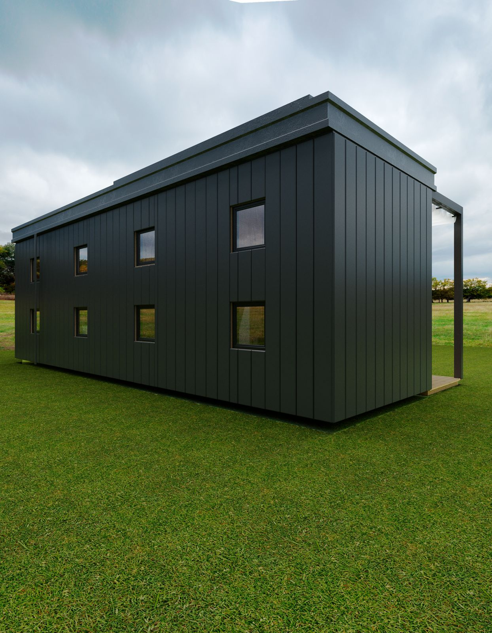 Мини-гостиница, хостел, на базе 40-футового контейнера, фото 1