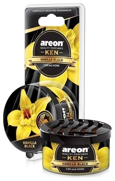 AREON ароматизатор пластиковый AKB16 Vanilla Black 35 мл, фото 1