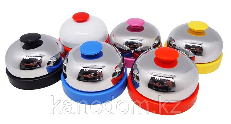 Звонок настольный "QJ" цвет микс QJ135