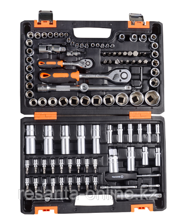 Набор инструментов , 1/2", 1/4", CrV, в кейсе 108 предм Вихрь, фото 1