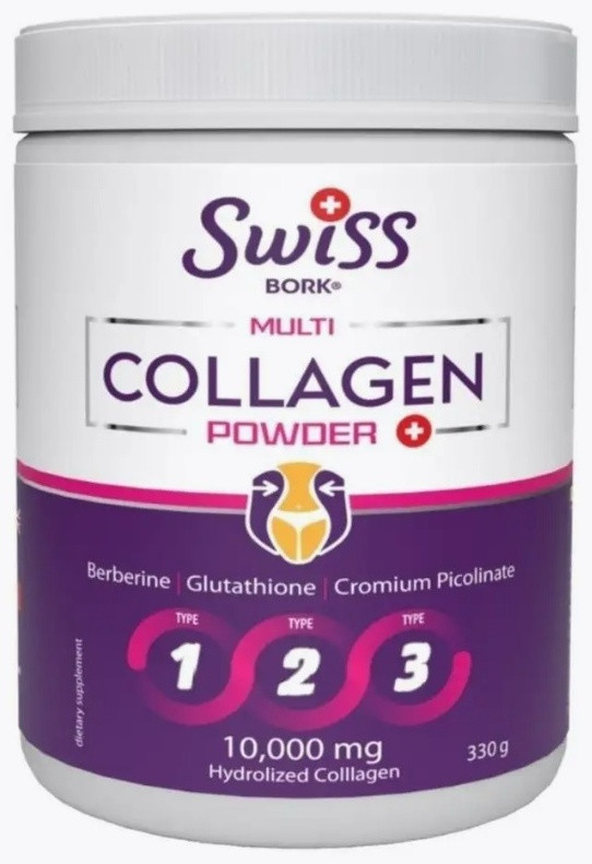 Препарат для укрепления связок и суставов Swiss Bork Multi Collagen Powder