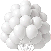 Воздушный шар / латексный (Белый 30см.) 1 шт.