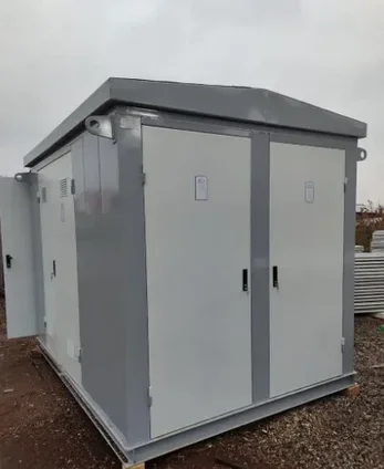 Тупиковая КТП с кабельным вводом и выводом номинальной мощностью 160 кВА без трансформатора