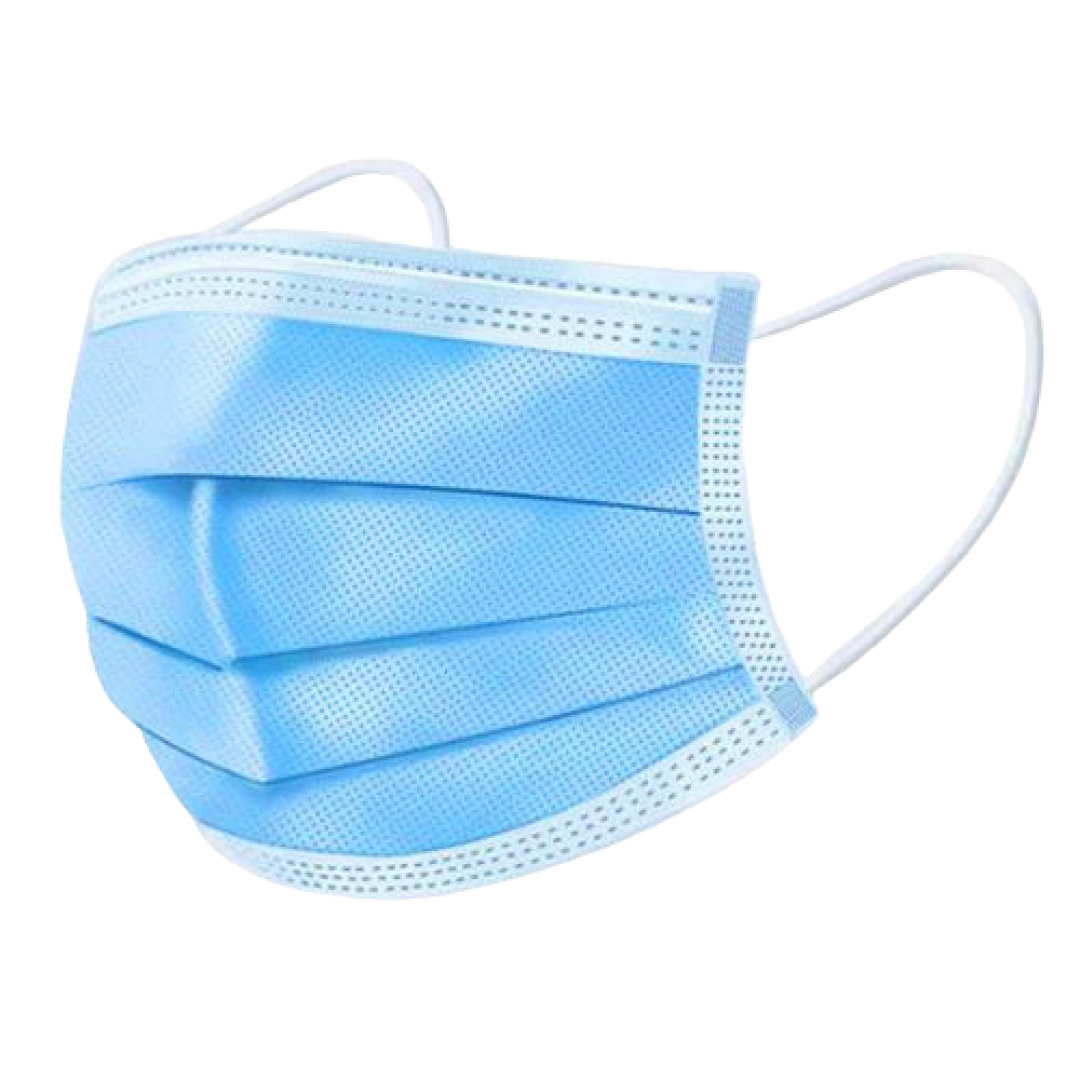 Медицинская трехслойная маска - фото 1 - id-p124717274