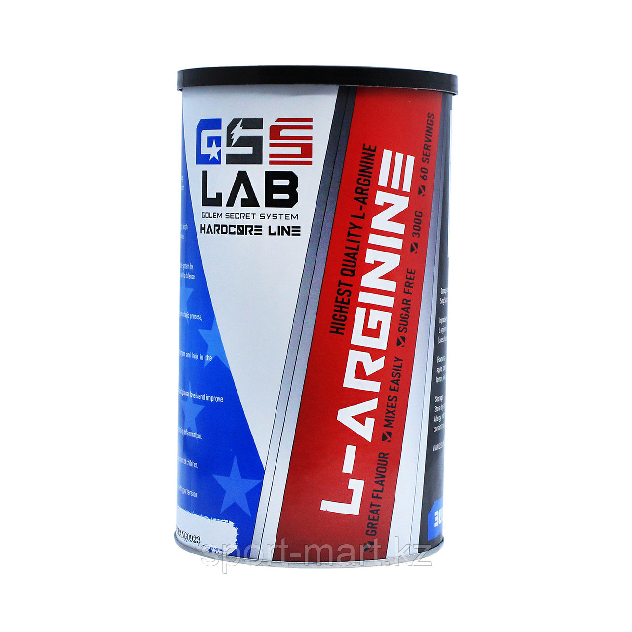 Л-Аргинин GSSLab Hardline L-arginine 60 порций 300 гр