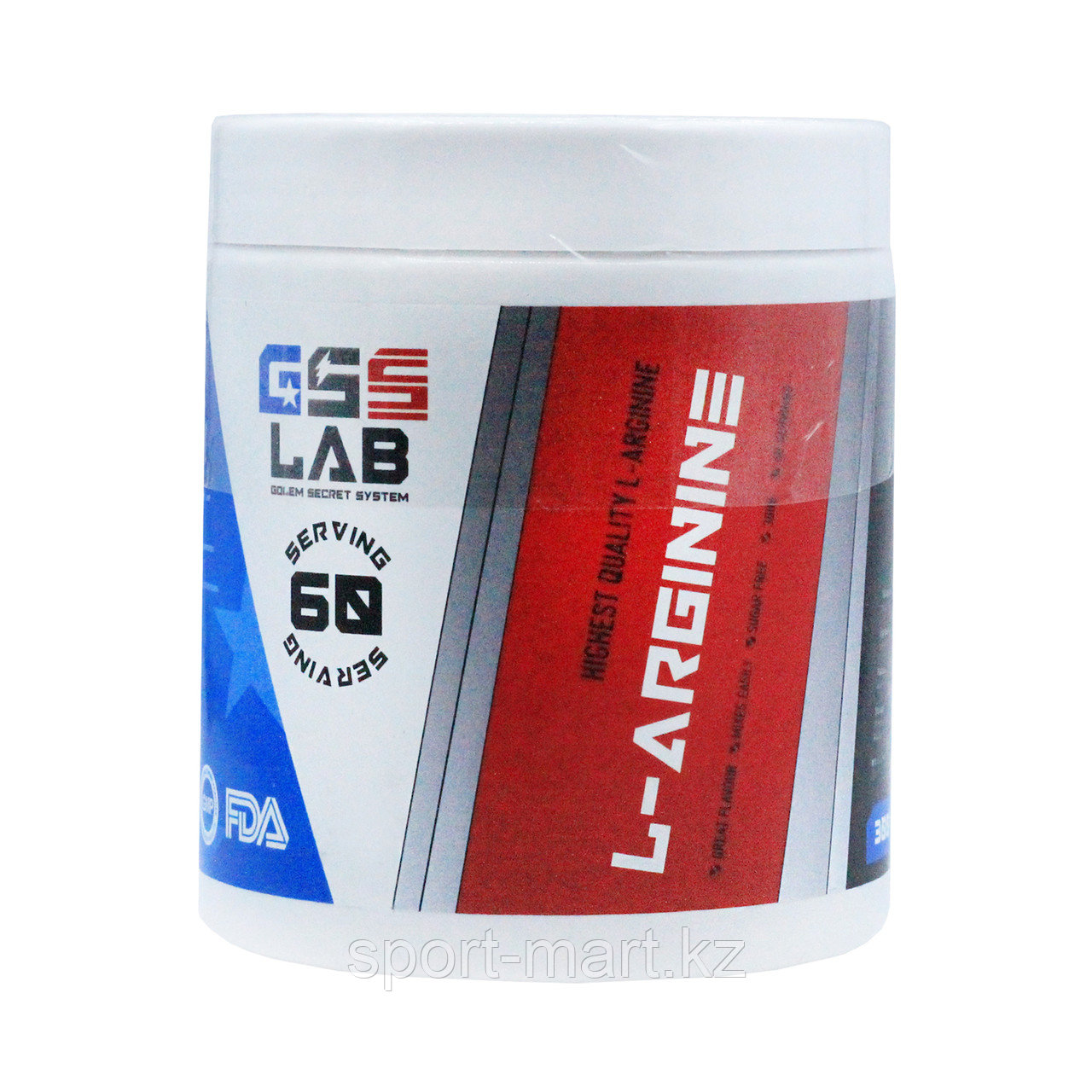 Л-Аргинин GSSLab L-arginine 60 порций 300 гр