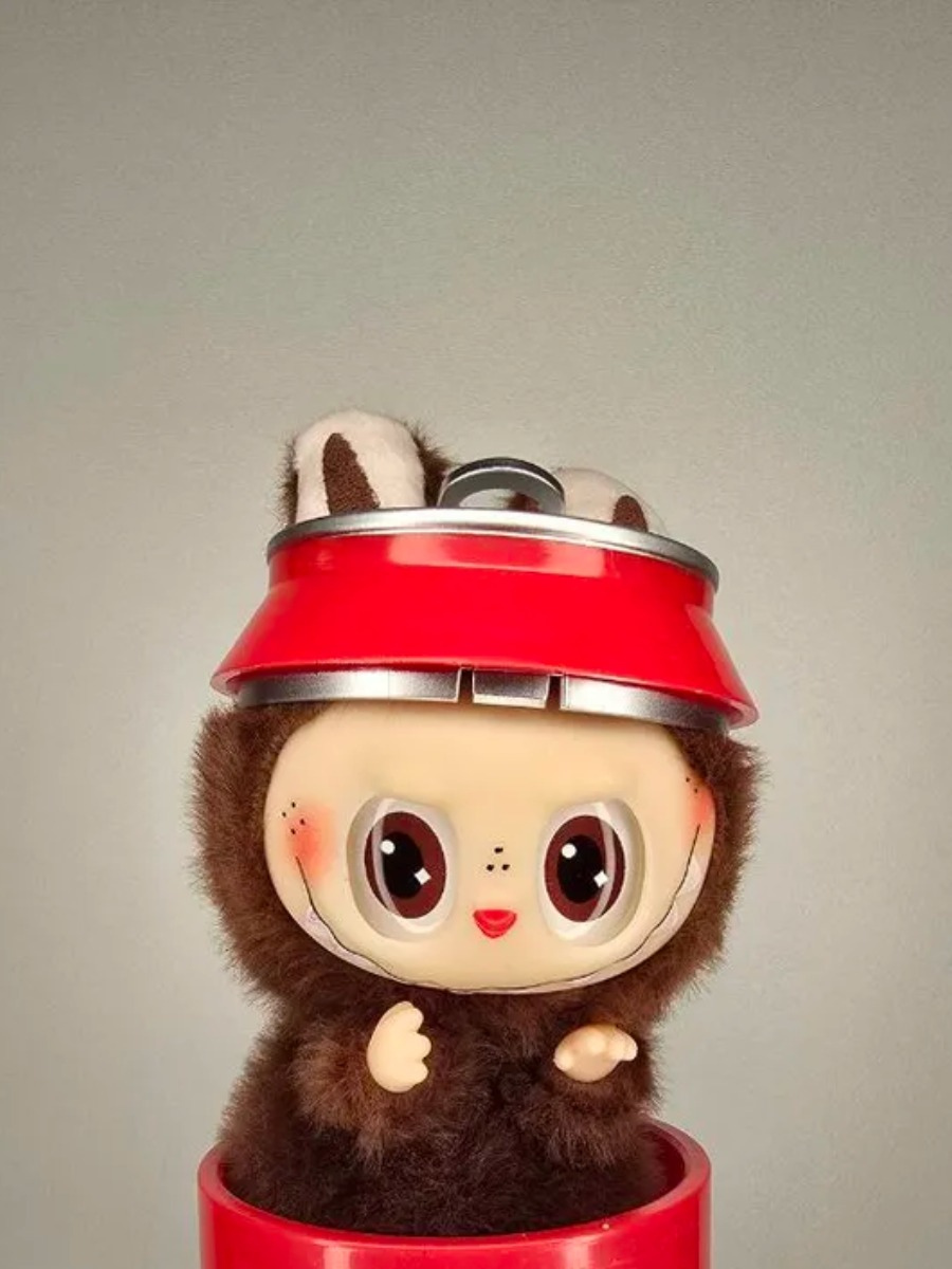 Коллекционная игрушка-брелок Labubu Coca-Cola аналог, фото 1