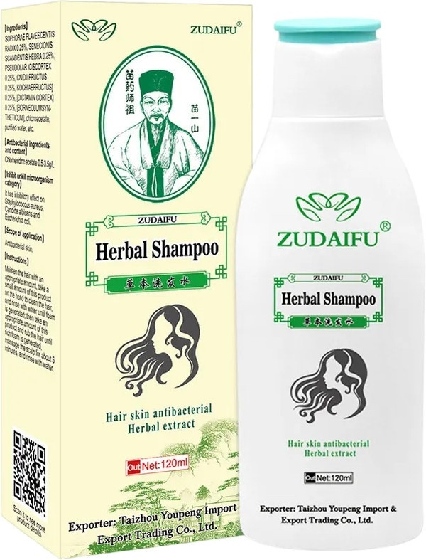 Zudaifu Herbal Shampoo -Зудайфу травяной шампунь 120мл
