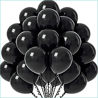 Воздушный шар / латексный (Черный 30см.) 1 шт.