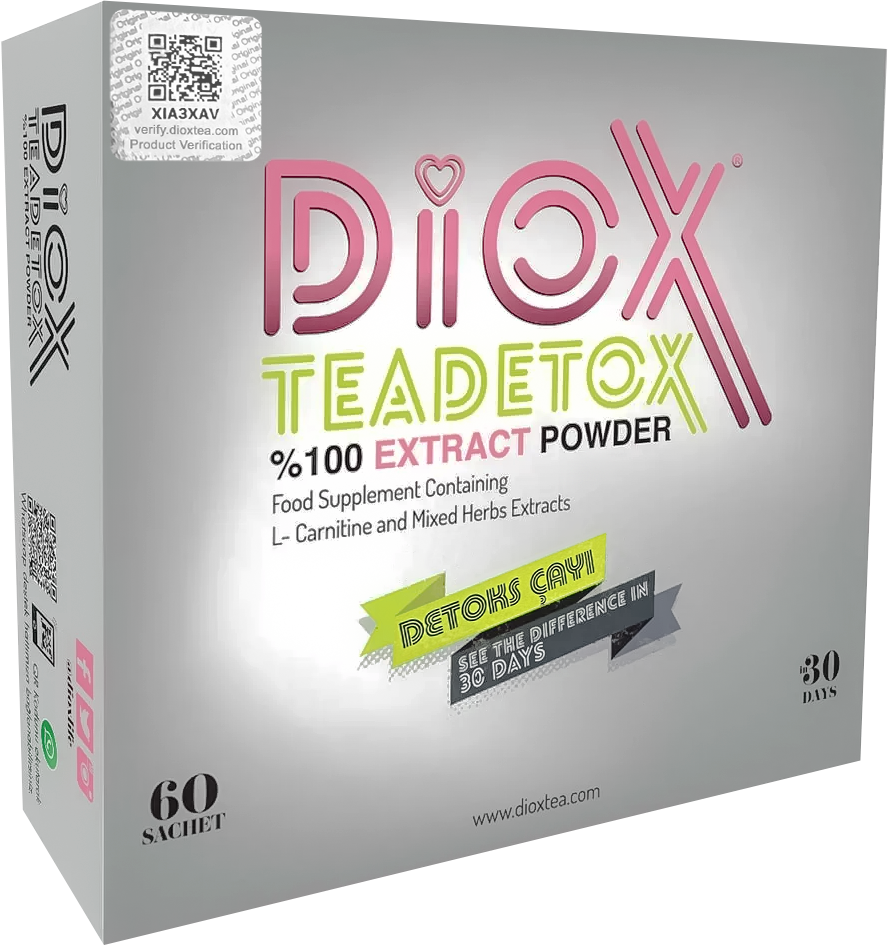 Diox Teadetox ,  Диокс чай для похудения 60 шт