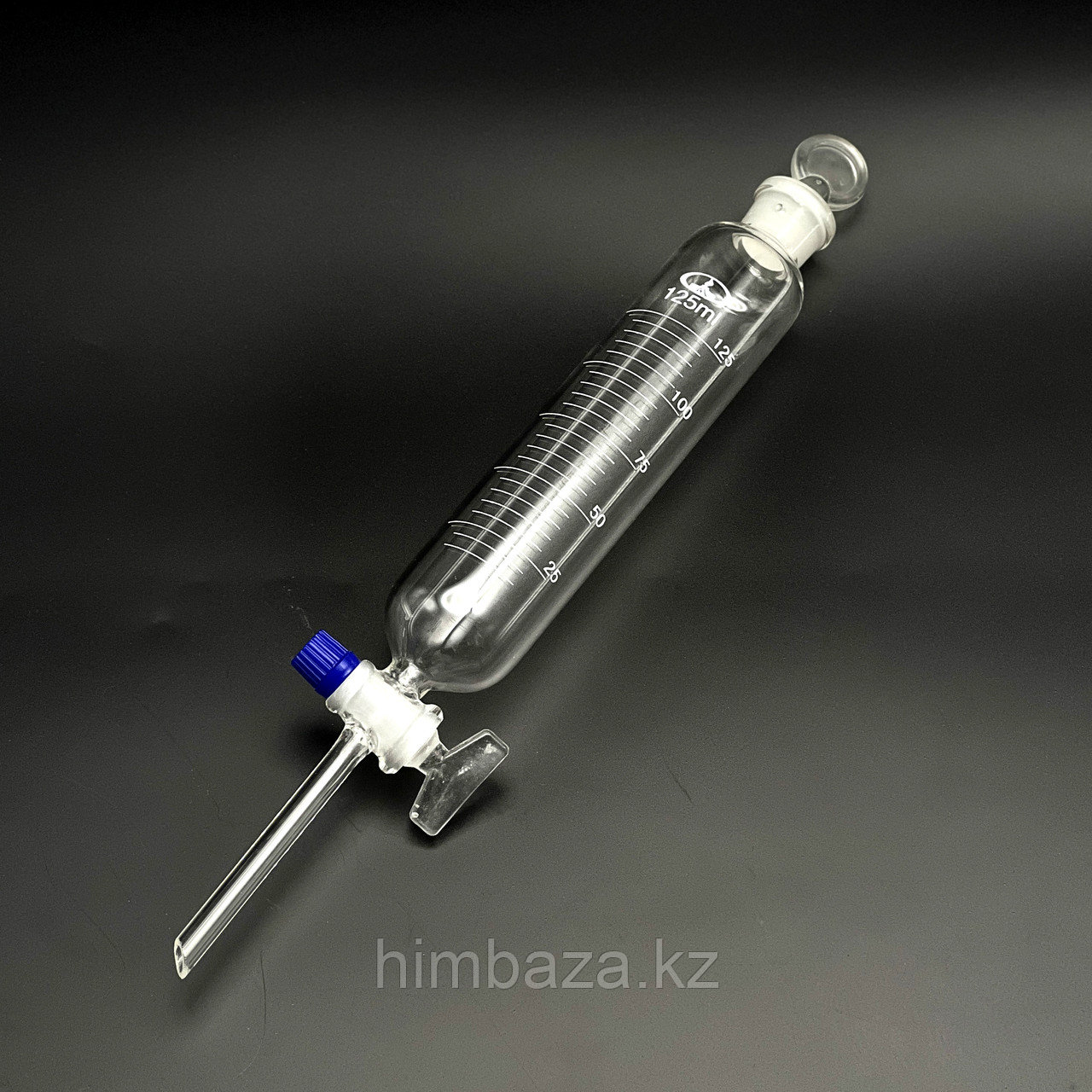 Воронка делительная ВД-1-125, цилиндрическая,с делениями, фото 1