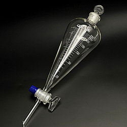 Воронка делительная ВД-3- 250, грушевидная с делениями