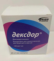 Концентрат Дексдор 100 мкг/мл 2 мл 25 шт. (Дексмедетомидин)