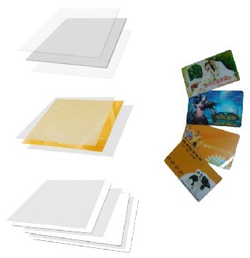 ПВХ пластик Белый (Printable) под визитки, бейджи, меню, итд