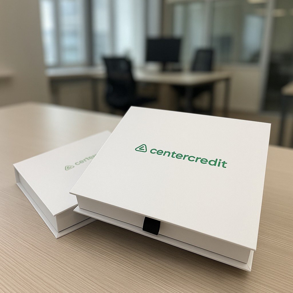 Подарочная коробка с логотипом, фото 1