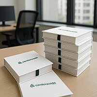 Коробка прямоугольная с логотипом