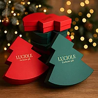 Коробка ель новогодняя