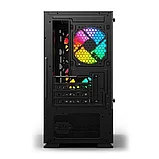Корпус Wintek Shadow 701-B TG  Micro ATX  USB 1*3.0/1*2.0  HD-Audio+Mic  2*14cm+1*12cm ARGB fan (без, фото 5