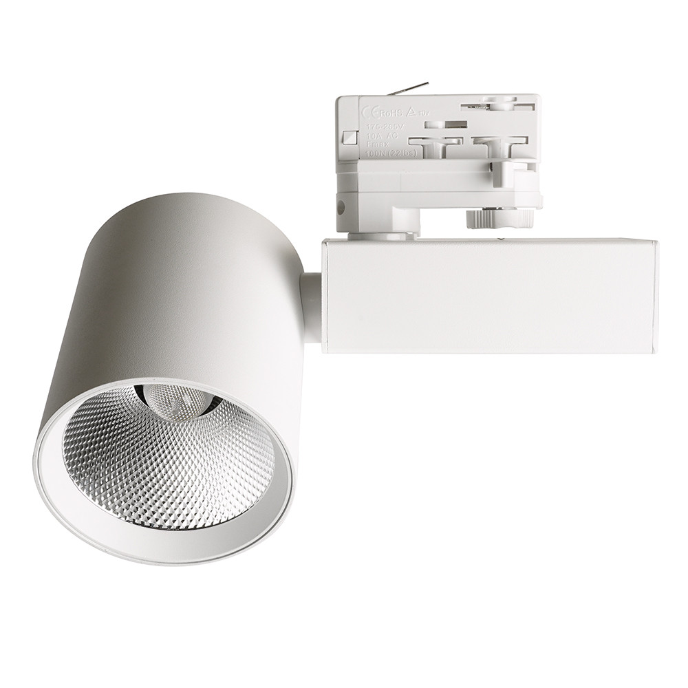 Светильник трековый на шинопровод, трехфазный (ДПО) FERON AL148, 30W, 4000К, фото 1