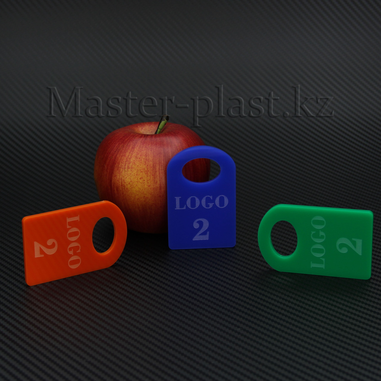 Номерки гардеробные из акрила.(Форма №2)