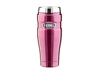 Кружка-термос со стальной колбой SK1005 Matte Raspberry leak proof Vacuum Travel Tumbler, 470ml., красный