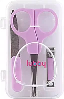 Детский маникюрный набор: ножн., щип., пил., от 0 мес., 27470 LUBBY